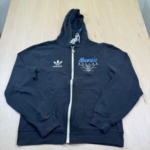 Adidas‎ Dallas Mavericks NBA Basketball Full Zip Hoodie Black Mens